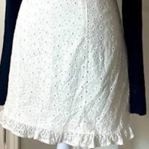 Brand new Francescas white eyelet skirt.